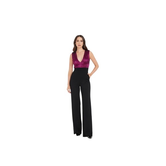 DRESS THE POPULATION- Everette JUMPSUIT NWT - Picture 1 of 6